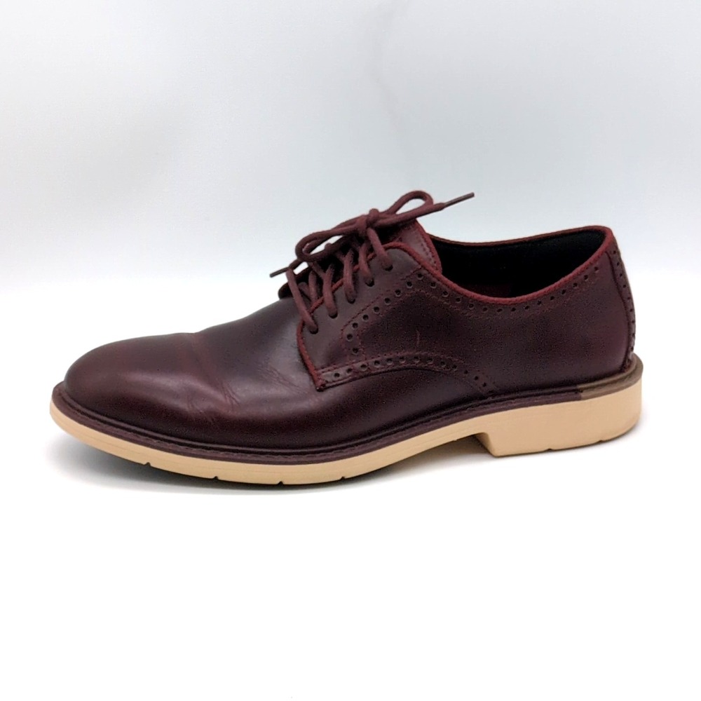Cole Haan Shoes Mens Grand 360 Burgundy 9 Leather Oxford Walking Comfort C37684